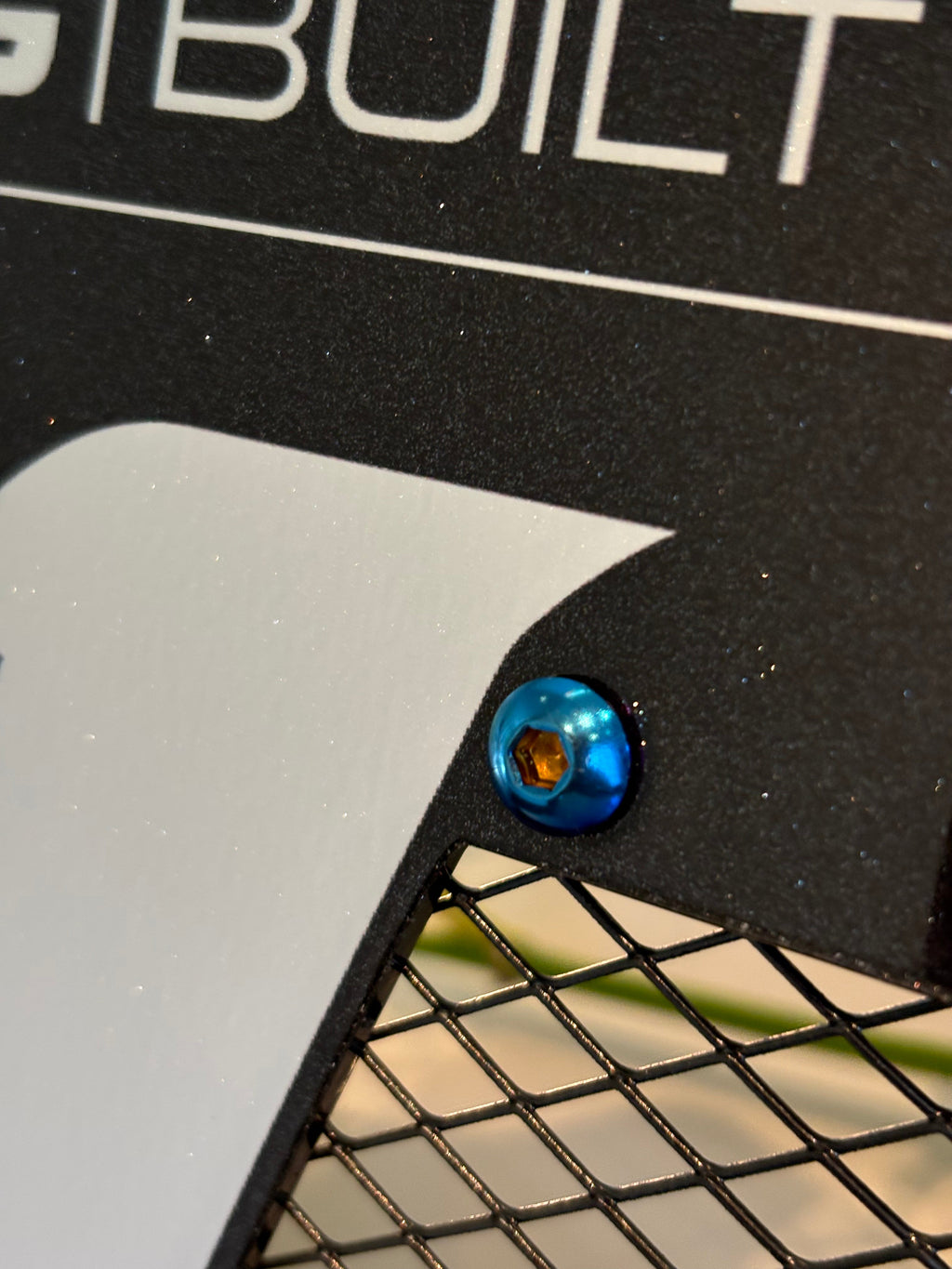 Titanium Vented Motocutz Plate (Real Plastic)